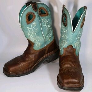 Tony Lama Gladewater Women's 3R Composite Toe Work Boots, Size 6.5B